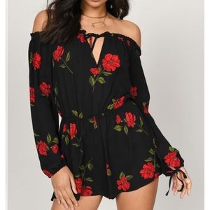 Tobi Floral Print Romper